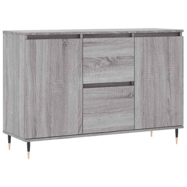 Berkfield Home Sideboard Grey Sonoma 104x35x70 cm Engineered Wood - Size: 104 x 35 x 70 cm - image 1