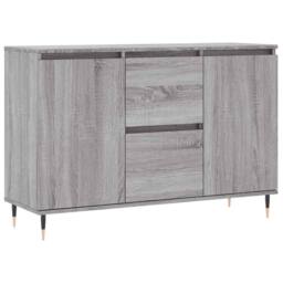 Berkfield Home Sideboard Grey Sonoma 104x35x70 cm Engineered Wood - Size: 104 x 35 x 70 cm - thumbnail 1