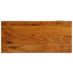 Berkfield Home Desk 110x50x73 cm Solid Wood Acacia in Brown - Size: 110 x 50 x 73 cm - thumbnail 7
