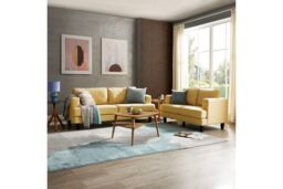 Home Detail Dale 2 Seater Sofa in Mustard - thumbnail 2