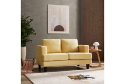 Home Detail Dale 2 Seater Sofa in Mustard