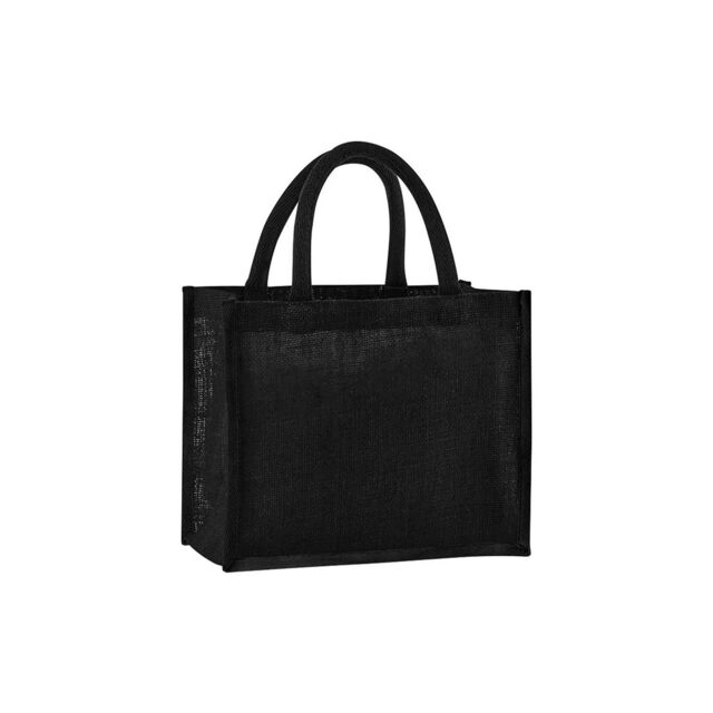 Westford Mill Midi Starched Jute 14L Tote Bag in Black - image 1