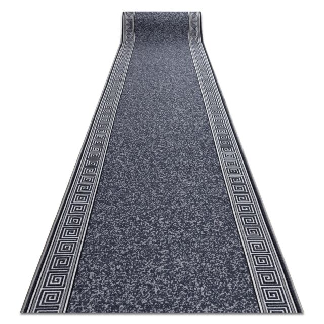 RugsX Anti-Slip Grek Runner in Grey - Size: 67 cm x 350 cm - image 1