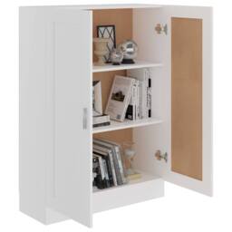 Berkfield Home Classic Book Cabinet White 82.5x30.5x115 cm Engineered Wood - thumbnail 4