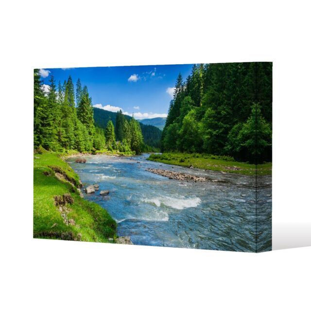 Benjamin Tate Design beautiful scenery (Canvas Print) / 61 x 91 x 4cm in Natural - Size: 61 x 91 x 4 cm - image 1