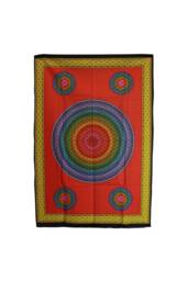 KDMD Colorful Flower of Life Cotton Wall Art, 70x110cm - Size: 70x110 cm - thumbnail 1