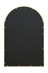 MirrorOutlet Gold Metal Framed Arched Window Wall Garden Mirror (120CM X 80CM) - Size: 1 Pack - thumbnail 3