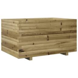 Berkfield Home Garden Planter 90x60x49.5 cm Impregnated Wood Pine in Light Brown - thumbnail 7