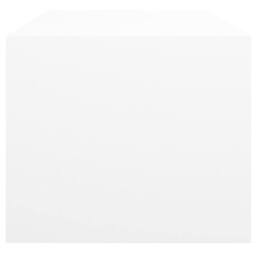 Berkfield Home Coffee Table with Glass Doors White 102x50x42 cm - Size: 102 x 50 x 42 cm - thumbnail 7