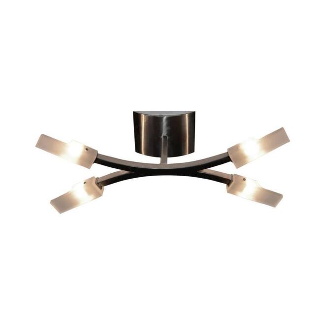 Netlighting (0037 004) Arco Ceiling 4 Light G9 Satin Nickel in Grey - image 1
