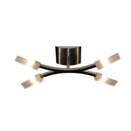 Netlighting (0037 004) Arco Ceiling 4 Light G9 Satin Nickel in Grey - thumbnail 1