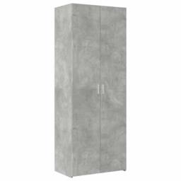 Berkfield Home Storage Cabinet Concrete Grey 70x42.5x225 cm Engineered Wood - thumbnail 6