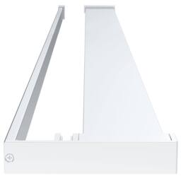 Berkfield Home Shower Shelf for Walk-in Shower Wall Chrome 115 cm Aluminium in Silver - thumbnail 4