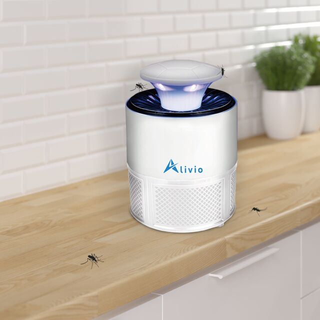 Alivio Electric Mosquito Killer Bug Killer, Powerful Mosquito Repellent Killer UV Adjustable Lamp USB in White - image 1