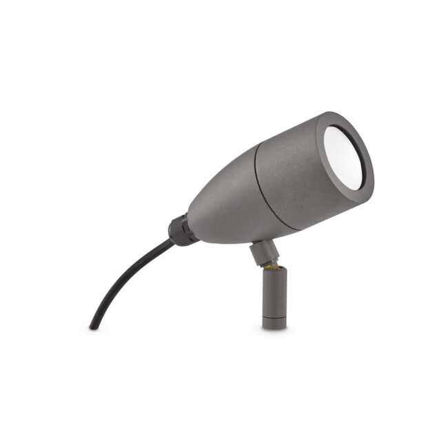 Netlighting Inside 1 Light Outdoor Spike Spotlight Anthracite IP54 G9 in Black