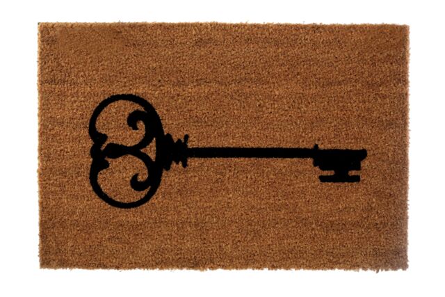 Orsina Key Doormat in Natural - Size: 100 cm diameter - image 1