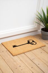 Orsina Key Doormat in Natural - Size: 100 cm diameter - thumbnail 2
