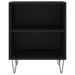 Berkfield Home Bedside Cabinets 2 pcs Black 40x30x50 cm Engineered Wood - Size: 40 x 30 x 50 cm - thumbnail 5