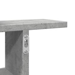Berkfield Home Durable Wall Shelves 2 pcs Concrete Grey 38x12x38 cm Engineered Wood - Size: 38 x 12 x 38 cm - thumbnail 9