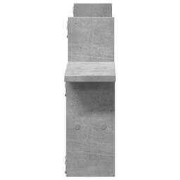 Berkfield Home Durable Wall Shelves 2 pcs Concrete Grey 38x12x38 cm Engineered Wood - Size: 38 x 12 x 38 cm - thumbnail 5