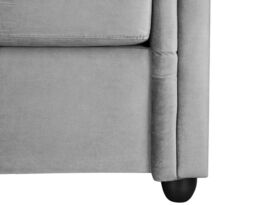 Home Detail Ascot Chesterfield 3 Seater Velvet Sofa in Grey - thumbnail 4