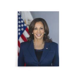 "Artery8 US Vice President Kamala Harris Canvas Wall Art Print - Size: W18"" x H24""" - thumbnail 1