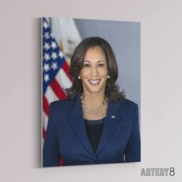 "Artery8 US Vice President Kamala Harris Canvas Wall Art Print - Size: W18"" x H24""" - thumbnail 2
