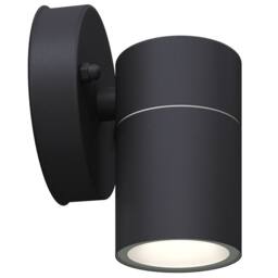 Berkfield Home Outdoor LED Wall Lights 2 pcs Stainless Steel Downwards in Black - thumbnail 4
