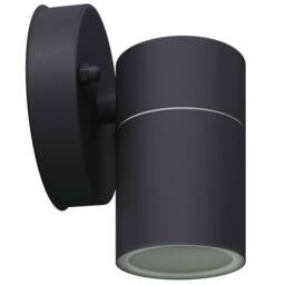 Berkfield Home Outdoor LED Wall Lights 2 pcs Stainless Steel Downwards in Black - thumbnail 5