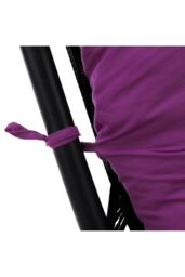 Living and Home Dark Purple Soft Comfortable Lounge Chair Cushion, 125cmW x 48cmD - Size: 125 cmW x 48 cmD - thumbnail 6