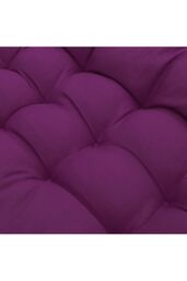 Living and Home Dark Purple Soft Comfortable Lounge Chair Cushion, 125cmW x 48cmD - Size: 125 cmW x 48 cmD - thumbnail 7