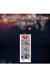 VFM e-Store Tinsel Bows Christmas Decoration X 3 10cm x 13cm x 3cm Silver - Size: 10 cm x 13 cm x 3 cm - thumbnail 3