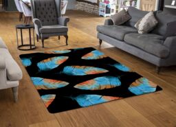 Benjamin Tate Design Imprints Boho Feathers Rug in Natural - Size: Large - thumbnail 2