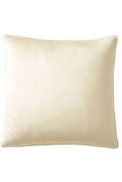 Appletree 'Harlan' Velvet Filled Cushion in Cream - Size: 55 cm x 55 cm - thumbnail 2