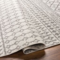 Livabliss Elaziz-Geometric Grey White Beige Taupe Global Living Dining Bedroom Rug in Charcoal - Size: 200 cm x 275 cm - thumbnail 4