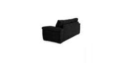 LUXURY LIFE Collingdale Jumbo Cord Fabric 3 Seater Sofa in Black - thumbnail 3