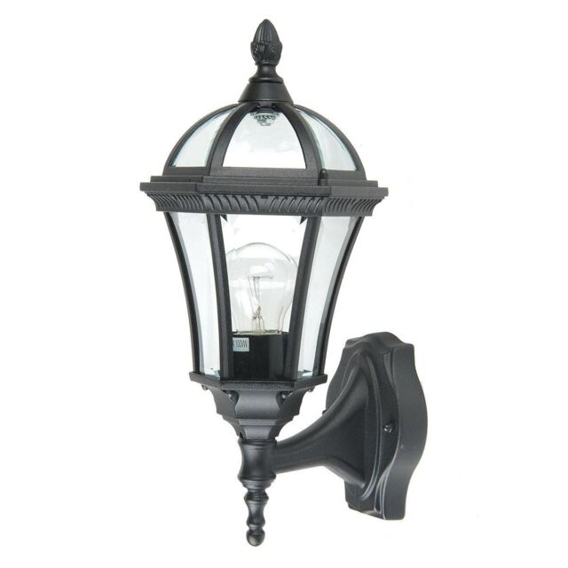 Netlighting Ledbury 1 Light Outdoor Wall Lantern Light Black IP44 E27 - image 1