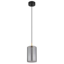 Netlighting Lampigna Slim Pendant Matt Black Opal Glass Shade LED 3000K - thumbnail 2