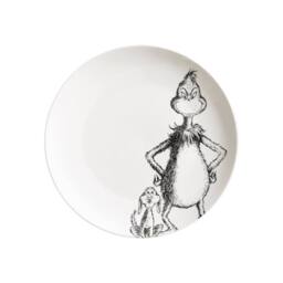 The Grinch 12pc Porcelain Dinner Set - Plates & Bowls Dinnerware in White - Size: 12 Pack - thumbnail 3