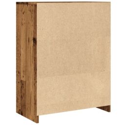 Berkfield Home Bathroom Cabinet Old Wood 60x33x80 cm Engineered Wood in Brown - Size: 60 x 33 x 80 cm - thumbnail 6