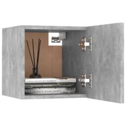 Berkfield Home Bedside Cabinets 2 pcs Concrete Grey 30.5x30x30 cm Engineered Wood - thumbnail 4