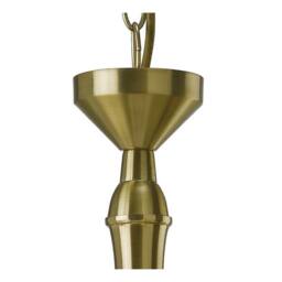 Netlighting Apollo Semi Flush Ceiling Pendant 8 Light Satin Brass Crystal in Gold - thumbnail 7