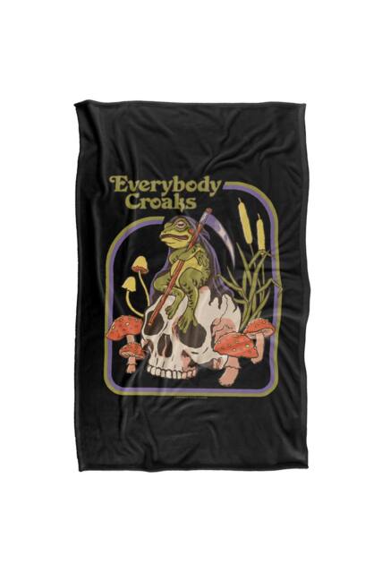 Steven Rhodes Everybody Croaks Silky Touch Super Soft Throw Blanket - Size: Small - image 1