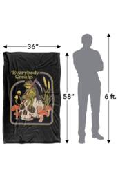 Steven Rhodes Everybody Croaks Silky Touch Super Soft Throw Blanket - Size: Small - thumbnail 3