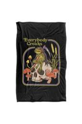Steven Rhodes Everybody Croaks Silky Touch Super Soft Throw Blanket - Size: Small - thumbnail 1