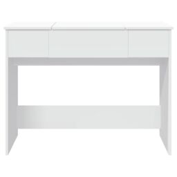 Berkfield Home Dressing Table with Mirror White 100x45x76 cm - Size: 100 x 45 x 76 cm - thumbnail 5