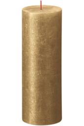 KDMD Gold Bolsius Rustic Shimmer Metallic Candle 190 x 68mm - thumbnail 1