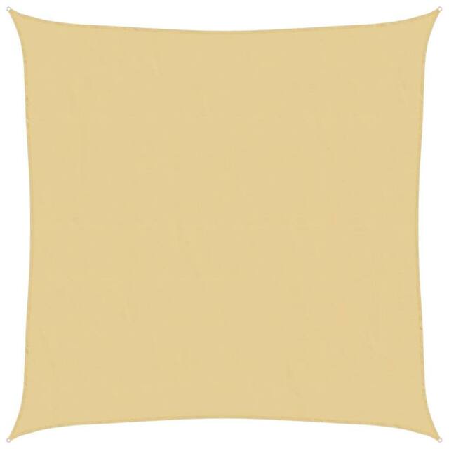 Berkfield Home Sun Shade Sail Sand 3x3 m 100% Polyester Oxford in Light Sand - image 1