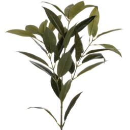 Love Lace Faux Bay Leaf Spray Artificial Flower in Green - thumbnail 4