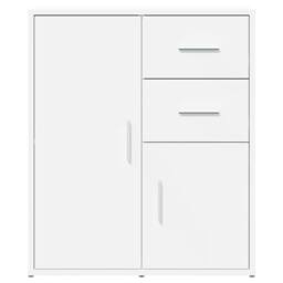 Berkfield Home Sideboard White 60x31x70 cm Engineered Wood - Size: 60 x 31 x 70 cm - thumbnail 5